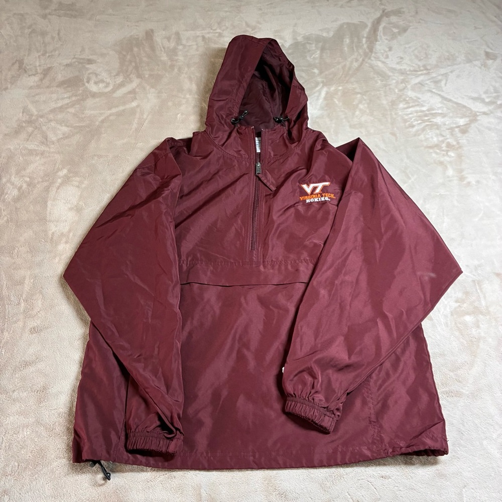 Virginia Tech Hokies Champion Maroon Windbreaker Jacket
